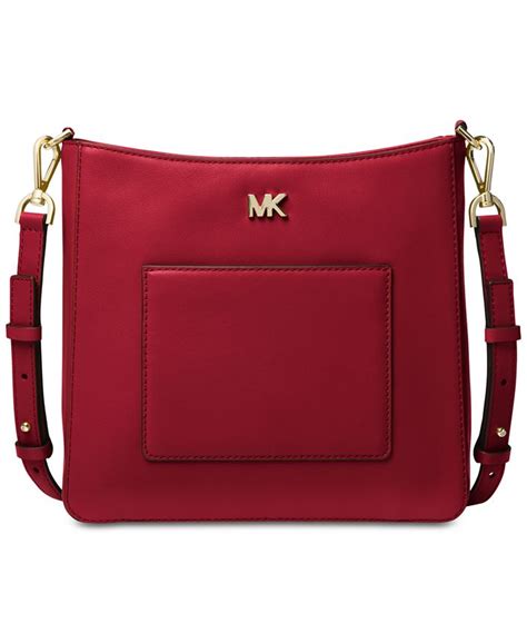 michael kors crossbody gloria pocket swing pack leather at macy's|Michael Kors Signature Gloria Pocket Swing Pack Crossbody.